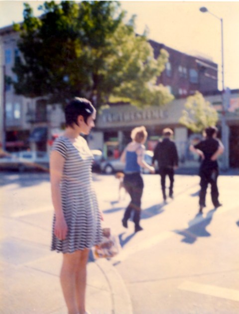 in the nice light. seattle. from the Broadway Ave. Polaroid series