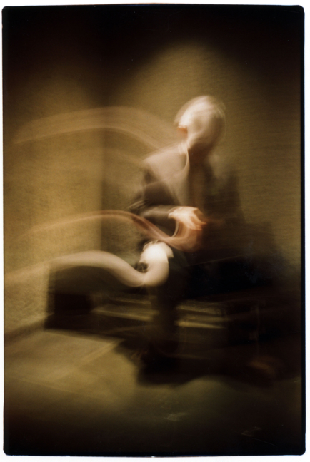 man sitting moves. at the whitney museum third floor nyv